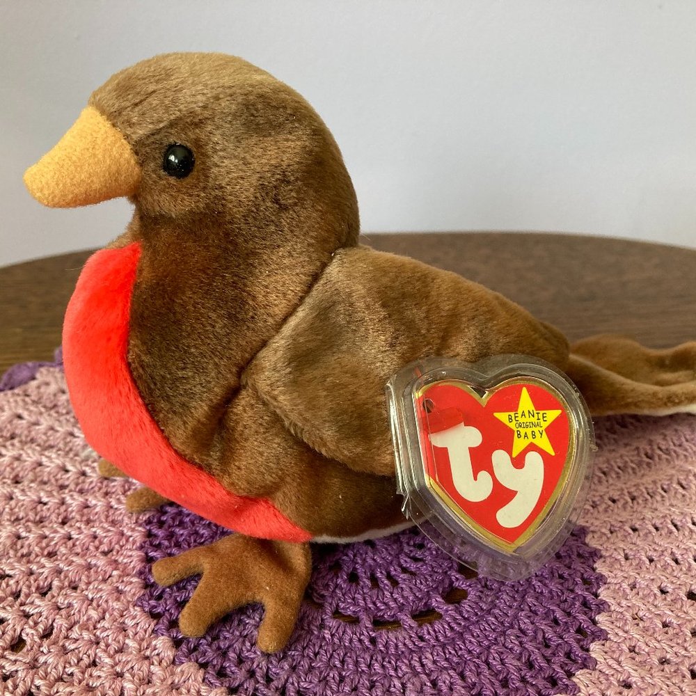 Early Ty Beanie Babies, 1997 Robin/ bird NWT